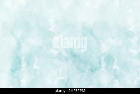 Ciel et nuages aquarelle, arrière-plan aquarelle abstrait, illustration vectorielle Illustration de Vecteur