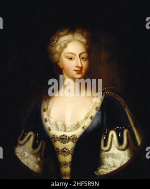 Enoch Seeman (c.1694-1745) - Reine Caroline (1683-1737) Banque D'Images