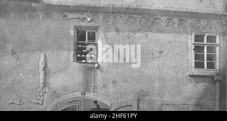 Schwärzloch romanische Détails. Banque D'Images