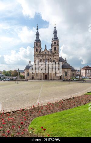 La cathédrale de Fulda, en Allemagne Banque D'Images