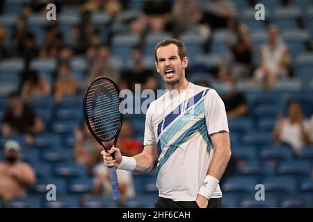 14th janvier 2022 : Ken Rosewall Arena, parc olympique de Sydney, Sydney, Australie ; Sydney tennis Classic,Demi-finale du jour 6 : Banque D'Images