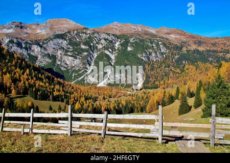 Autriche, Tyrol, Wipptal, Oberreinsalm, Obernberg am Brenner,Obernberger Tribulanum, paysage, nature, montagnes, Brenner, Banque D'Images