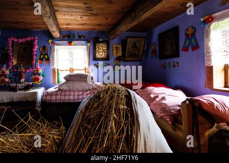 Europe, Pologne, Voivodeship Masovian, le Musée de la campagne Mazovienne à Sierpc Banque D'Images