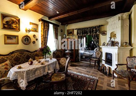 Europe, Pologne, Voivodeship Masovian, le Musée de la campagne Mazovienne à Sierpc Banque D'Images