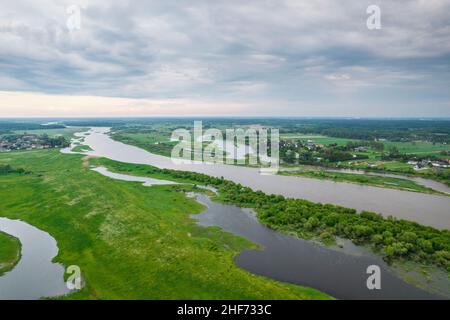 Europe, Pologne, Voivodeship Masovian, Bug River Banque D'Images