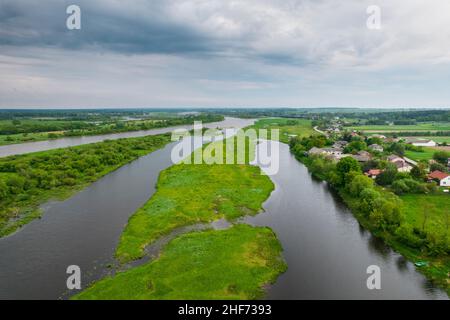 Europe, Pologne, Voivodeship Masovian, Bug River Banque D'Images