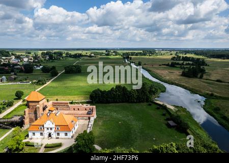 Europa, Pologne, Voivodeship Masovian, Château à LIW / Zamek W Liwie Banque D'Images