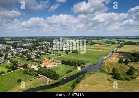 Europa, Pologne, Voivodeship Masovian, Château à LIW / Zamek W Liwie Banque D'Images