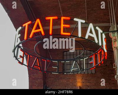 Galerie D'art TATE à Albert Dock. Tate Liverpool est une galerie d'art et un musée à Liverpool, Merseyside, en Angleterre Banque D'Images