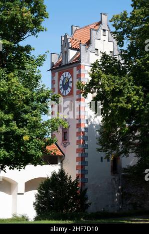 Allemagne, Bavière, Swabia, Allgäu, Ostallgäu,Füssen, Hohes Schloss Banque D'Images