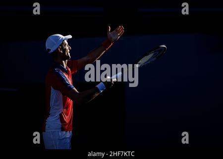 Tokyo, Japon.31st juillet 2021.Jeux Olympiques: Match de tennis entre Novak Djokovic et Pablo Carreño pour la médaille de bronze à l'arène Ariake.© ABEL F. ROS Banque D'Images