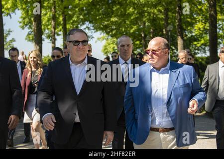 Secrétaire Pompeo Tours Vieille ville de Berne site du patrimoine mondial de l'UNESCO - 47980275048. Banque D'Images