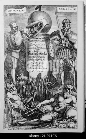 Saxoniae Inferioris (mérien) 001. Banque D'Images