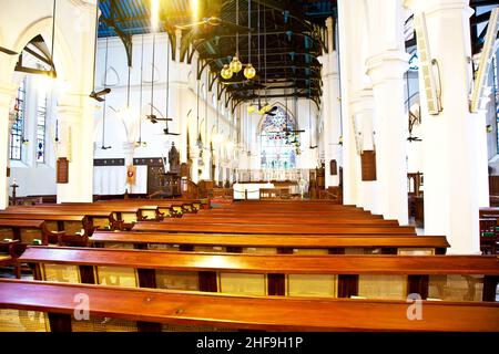 Célèbre cathédrale historique de St. Johns à Hong Kong Banque D'Images