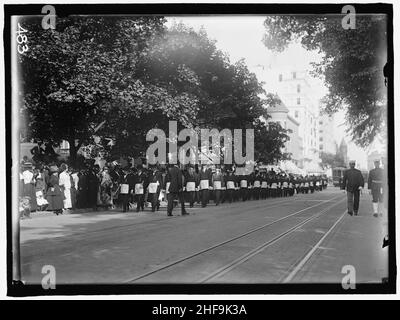 SCHLEY, Winfield Scott, LE CONTRE-AMIRAL, U.S.N. Funérailles, ST. JOHN'S CHURCH. Maçons Banque D'Images