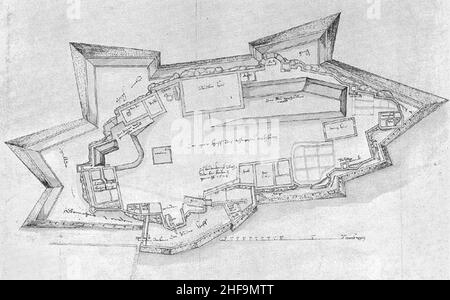 Schloss lenzburg festung. Banque D'Images