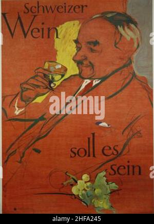 Schweizer Wein par A Falke (1800-1900). Banque D'Images