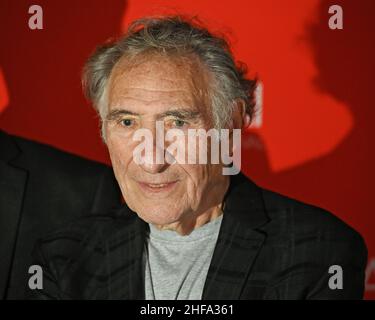 Miami Beach, Floride, États-Unis.13th janvier 2022.Judd Hirsch participe à la première mondiale iMordecai qui ouvre l'édition 25th du Festival du film juif de Miami qui s'est tenu au North Beach Bandshell le 13 janvier 2022 à Miami Beach, en Floride.Crédit : Mpi04/Media Punch/Alamy Live News Banque D'Images