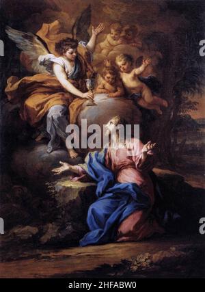 Sebastiano Conca - Christ au Jardin de Gethsémani Banque D'Images