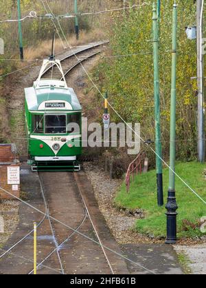 Musée national du tramway à Crich Banque D'Images