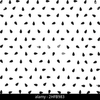 Motif vectoriel de motif graines de pastèque Illustration de Vecteur
