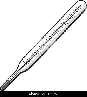 Illustration vecteur de thermomètre Illustration de Vecteur