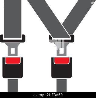 Illustration du vecteur de ceinture de sécurité automatique Illustration de Vecteur