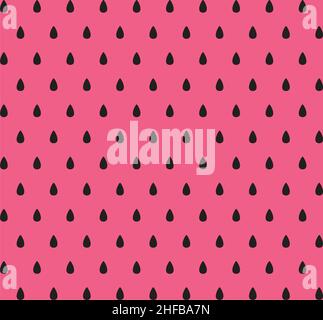 Motif vectoriel de motif graines de pastèque Illustration de Vecteur