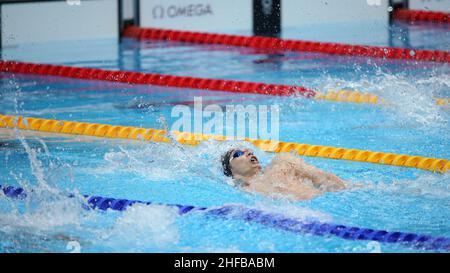 26th JUILLET 2021 - TOKYO, JAPON : Ryosuke Irie du Japon en action pendant la demi-course Homme 100m aux Jeux Olympiques de Tokyo 2020 (photo de M Banque D'Images