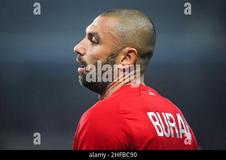 Burak YILMAZ de Lille lors de la Ligue des champions de l'UEFA, match de football du Groupe G entre le LOSC Lille et le Sevilla FC le 20 octobre 2021 au stade Pierre Mauroy à Villeneuve-d'Ascq près de Lille, France - photo Matthieu Mirville / DPPI Banque D'Images