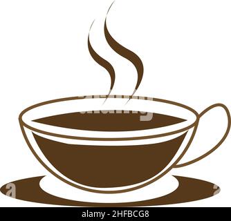 image vectorielle du logo du café Illustration de Vecteur