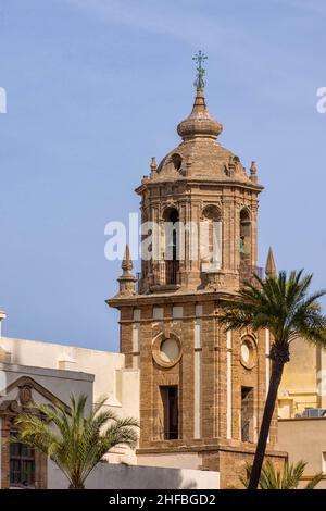 Iglesia de Santiago Apostol, Cadix / Eglise de Santiago Apostol Banque D'Images