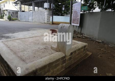 LE LAVOIR DE MAHÉBOURG, SITE HISTORIQUE ET CULTUREL PATRIMOIN Banque D'Images