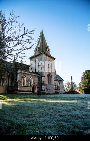 Église Sainte-Trinité, Ardington, Wantage, Oxfordshire, Royaume-Uni,photo d'une journée ensoleillée en hiver Banque D'Images