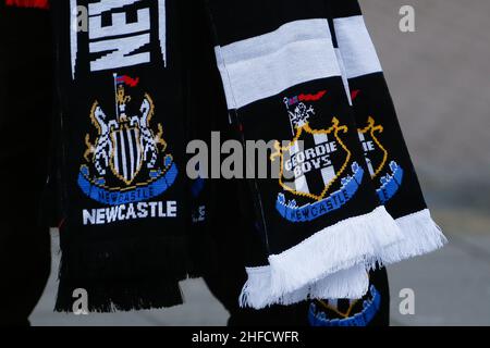 NEWCASTLE UPON TYNE.ROYAUME-UNI.JAN 15th vue générale des scarifs avant le match de la Premier League entre Newcastle United et Watford au St. James's Park, Newcastle, le samedi 15th janvier 2022.(Crédit : will Matthews | MI News) crédit : MI News & Sport /Alay Live News Banque D'Images