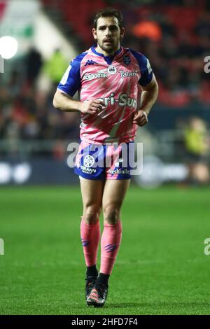 BRISTOL, ROYAUME-UNI.JAN 15th Nicolas Sanchez de Stade Francais photographié lors du match de la coupe des champions d'Europe entre Bristol et Stade Français Paris Rugby à Ashton Gate, Bristol, le samedi 15th janvier 2022.(Crédit : Kieran Riley | INFORMATIONS MI) crédit : INFORMATIONS MI et sport /Actualités Alay Live Banque D'Images