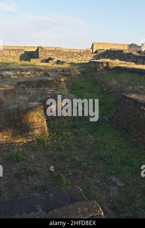 vestiges du fort kangra, himachal pradesh Banque D'Images