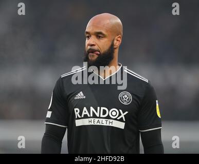 Derby, Angleterre, 15th janvier 2022.David McGoldrick de Sheffield Utd lors du match de championnat Sky Bet au Pride Park Stadium, Derby.Le crédit photo devrait se lire: Simon Bellis / Sportimage Banque D'Images