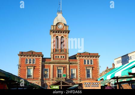 Marché du centre-ville de Chesterfield Banque D'Images