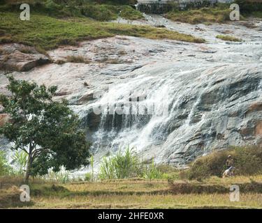 Antananarivo est la capitale de Madagascar, dans les Highlands centraux de l'île. Banque D'Images