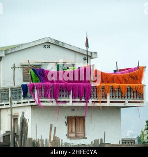 Antananarivo est la capitale de Madagascar, dans les Highlands centraux de l'île. Banque D'Images