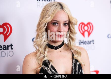 Inglewood, États-Unis.15th janvier 2022.INGLEWOOD, LOS ANGELES, CALIFORNIE, États-Unis - JANVIER 15 : l'artiste musicale Michelle Joy of Cannons assiste à l'iHeartRadio Alter EGO 2022 qui s'est tenu au Forum le 15 janvier 2022 à Inglewood, Los Angeles, Californie, États-Unis.(Photo de Xavier Collin/image Press Agency) Credit: Image Press Agency/Alay Live News Banque D'Images