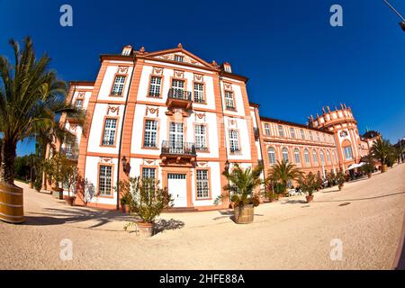 Célèbre palais Biebrich à Wiesbaden Banque D'Images