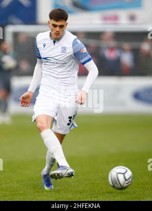 DAGENHAM, ANGLETERRE - JANVIER 15 : Ollie Kensdale de Southend United pendant le FA Trophy quatrième tour entre Dagenham et Redbridge et Southend United a Banque D'Images