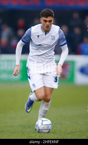 DAGENHAM, ANGLETERRE - JANVIER 15 : Ollie Kensdale de Southend United pendant le FA Trophy quatrième tour entre Dagenham et Redbridge et Southend United a Banque D'Images