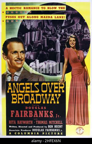 DOUGLAS FAIRBANKS et RITA HAYWORTH dans ANGELS OVER BROADWAY (1940), réalisé par BEN HECHT.Crédit: PHOTOS de COLUMBIA / Album Banque D'Images