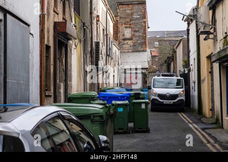 Limerick, Irlande-janvier 15, 2022.Vue sur Limerick Lane Banque D'Images