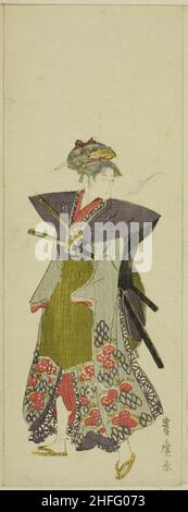 Parodie d'une procession daimyo, c.1805/07. Banque D'Images