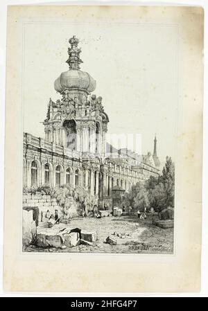 Dresde, 1833. Banque D'Images