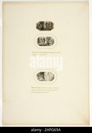Étude pour une plaque de Telemachus, c.1797. Banque D'Images